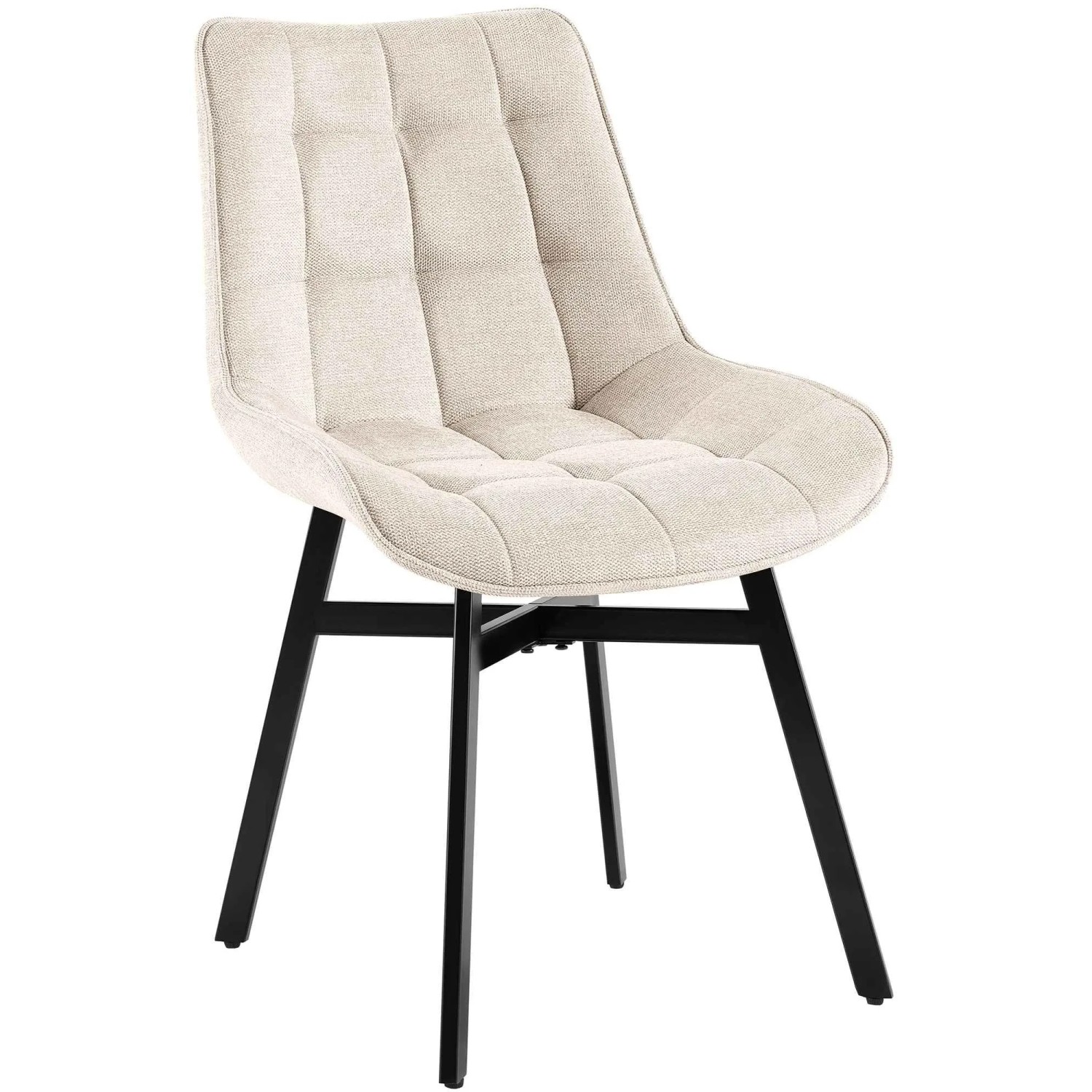 CLP Esszimmerstuhl Colby creme/Stoff