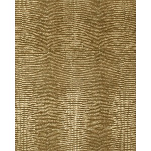 Goldenes Wandpaneel mit Leguanleder-Optik, strukturierte Oberfläche, glänzend.
