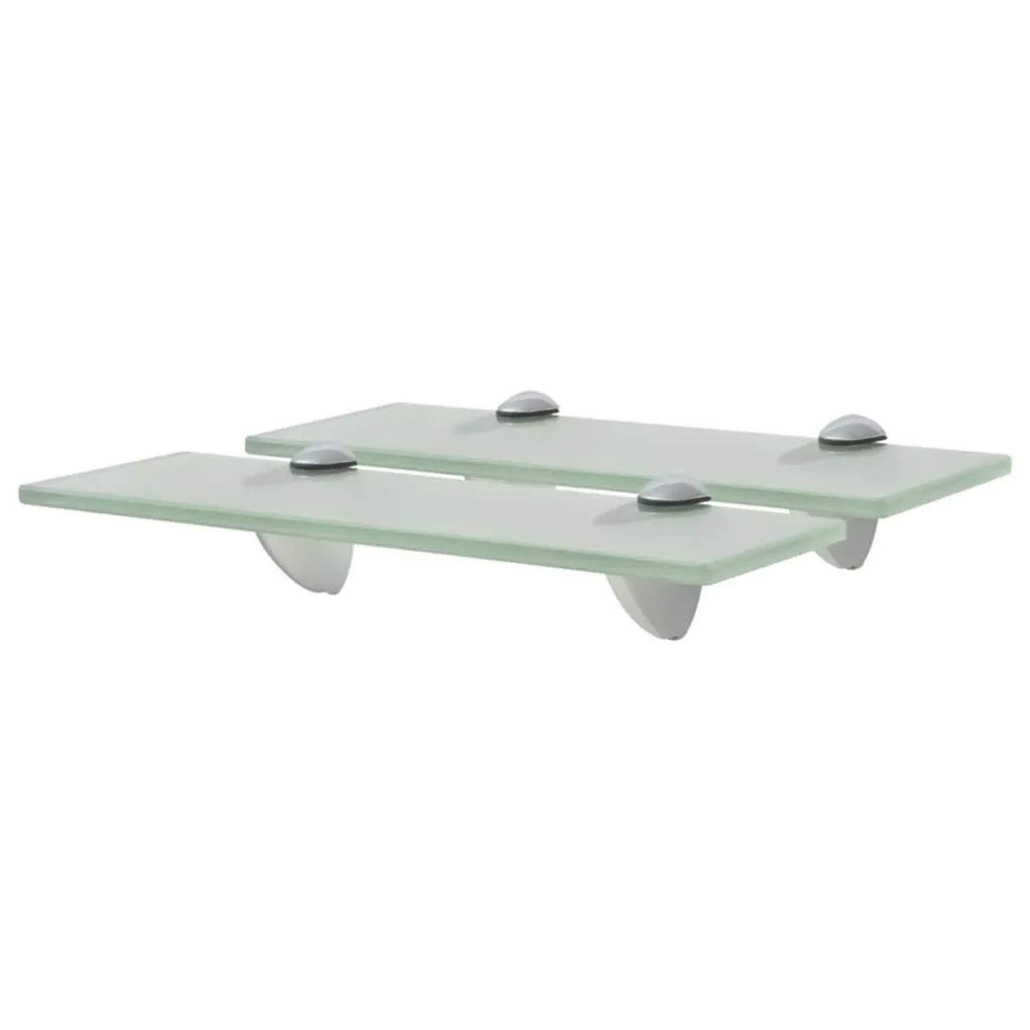 vidaXL Schweberegale 2 Stk Glas 30x20 cm 8 mm 3051534