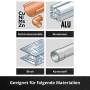 Geeignete Materialien für Einhell Metallbohrer-Set: Nichteisenmetalle, Aluminium, Blech, Kunststoff.