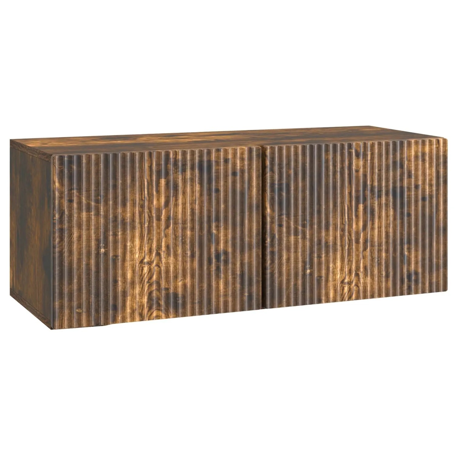 vidaXL Wandmontierter TV-Schrank Geräucherte Eiche 78,5 x 31 x 30 cm 898550