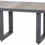 Rechteckiger Siena Garden Gartentisch Corido in Anthrazit/Matt, 140x85 cm, mit robustem Aluminiumgestell.