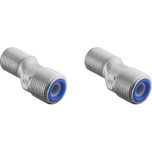 Hansgrohe S-Anschluss Set, 2 Stück für Aufputzmontage.