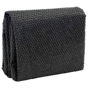 Schwarze Furnicato Solar Poolfolie (10x5 m) aus PE-Folie (200 Mikrometer) für Poolüberdachung.