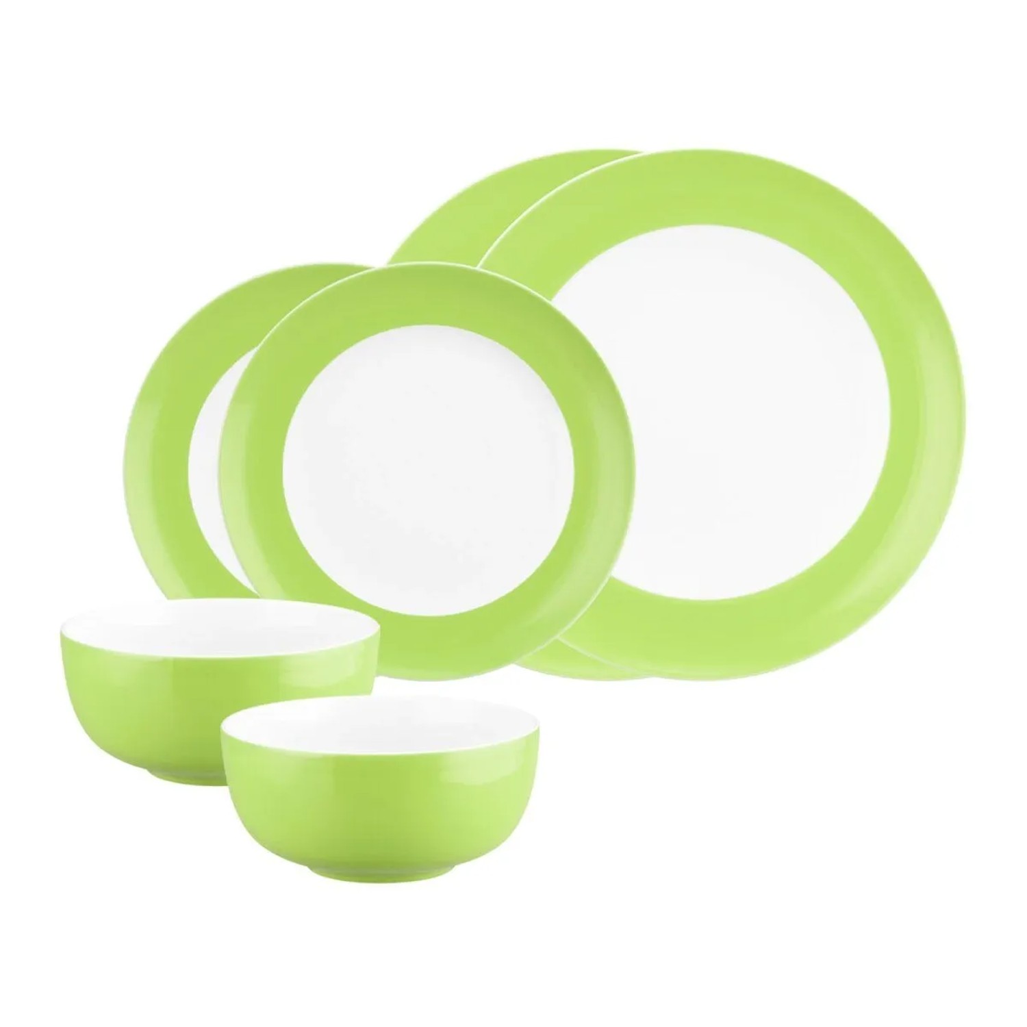 Seltmann Weiden Liberty Pure Colors Basic-Set 6-teilig Lime Green
