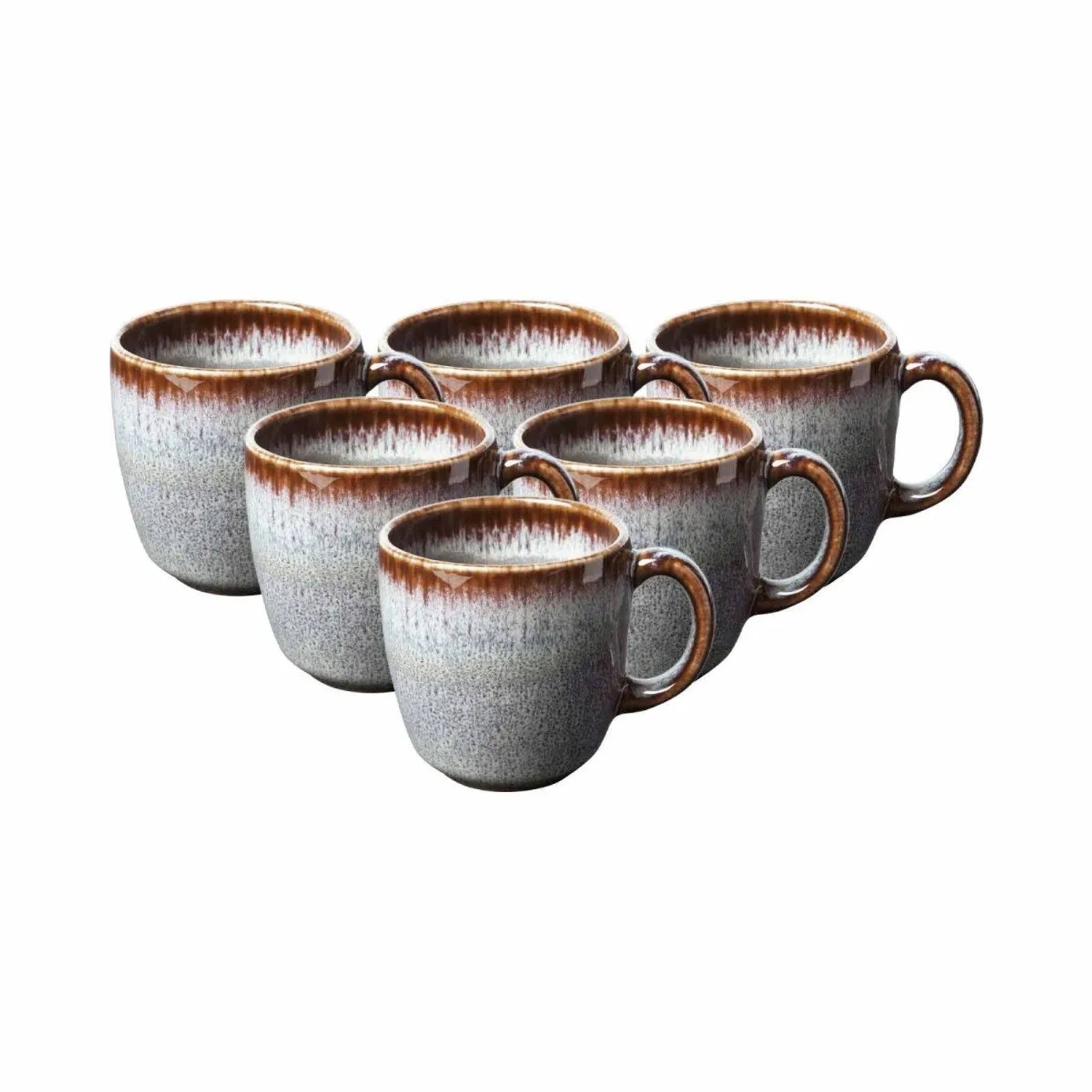 like. by Villeroy & Boch Lave Kaffeetassen 190 ml 6er Set Beige