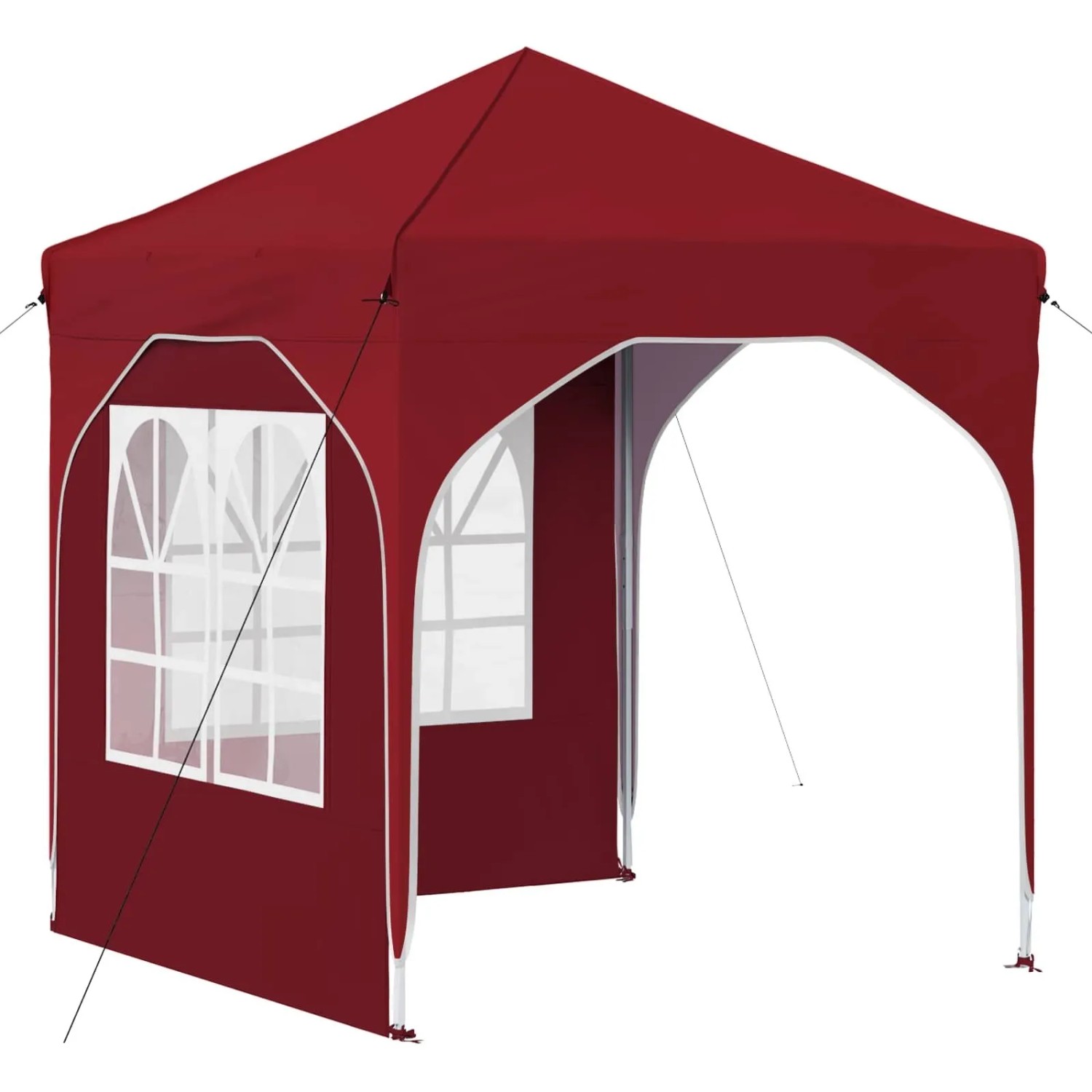 vidaXL Pop-Up Partyzelt 192 x 192 x 245 cm Bordeauxrot 42019829