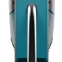 Novus Elektrotacker J-120 in Türkis und Schwarz, Rückansicht.