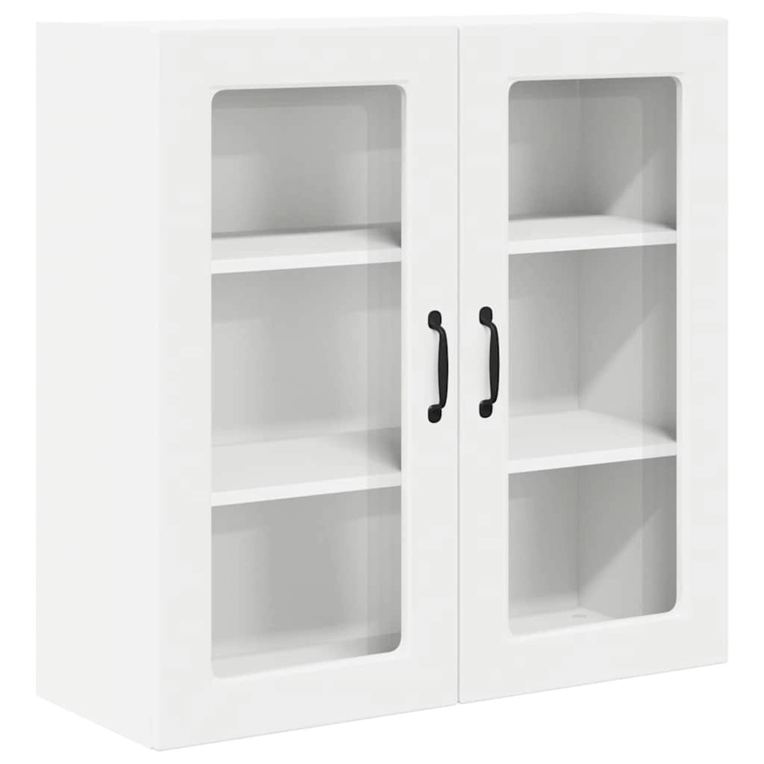 vidaXL Küchenwandschrank mit Regal Weiß 80 x 31 x 80 cm Holzwerkstoff 88541 günstig online kaufen