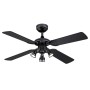 WESTINGHOUSE Deckenventilator Princess Euro, 105 cm, Gun Metal, mit Beleuchtung.