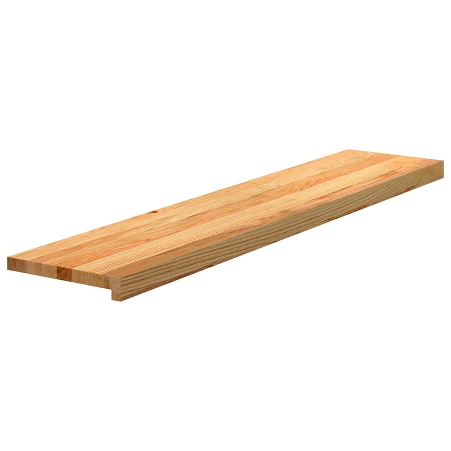 vidaXL Treppenstufen 16 Stk Hellbraun 120x30x2 cm Massivholz Eiche 3283000 günstig online kaufen