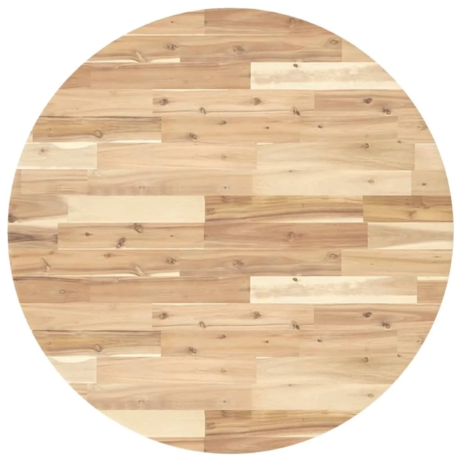 vidaXL Tischplatte Rund Ø90x2 cm Massivholz Akazie 4008687
