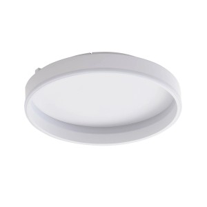 Lindby LED Smart Home Deckenlampe Yasmen 10013333 Dimmbar Modern in Weiß 1-flammig Wohnzimmerleuchte