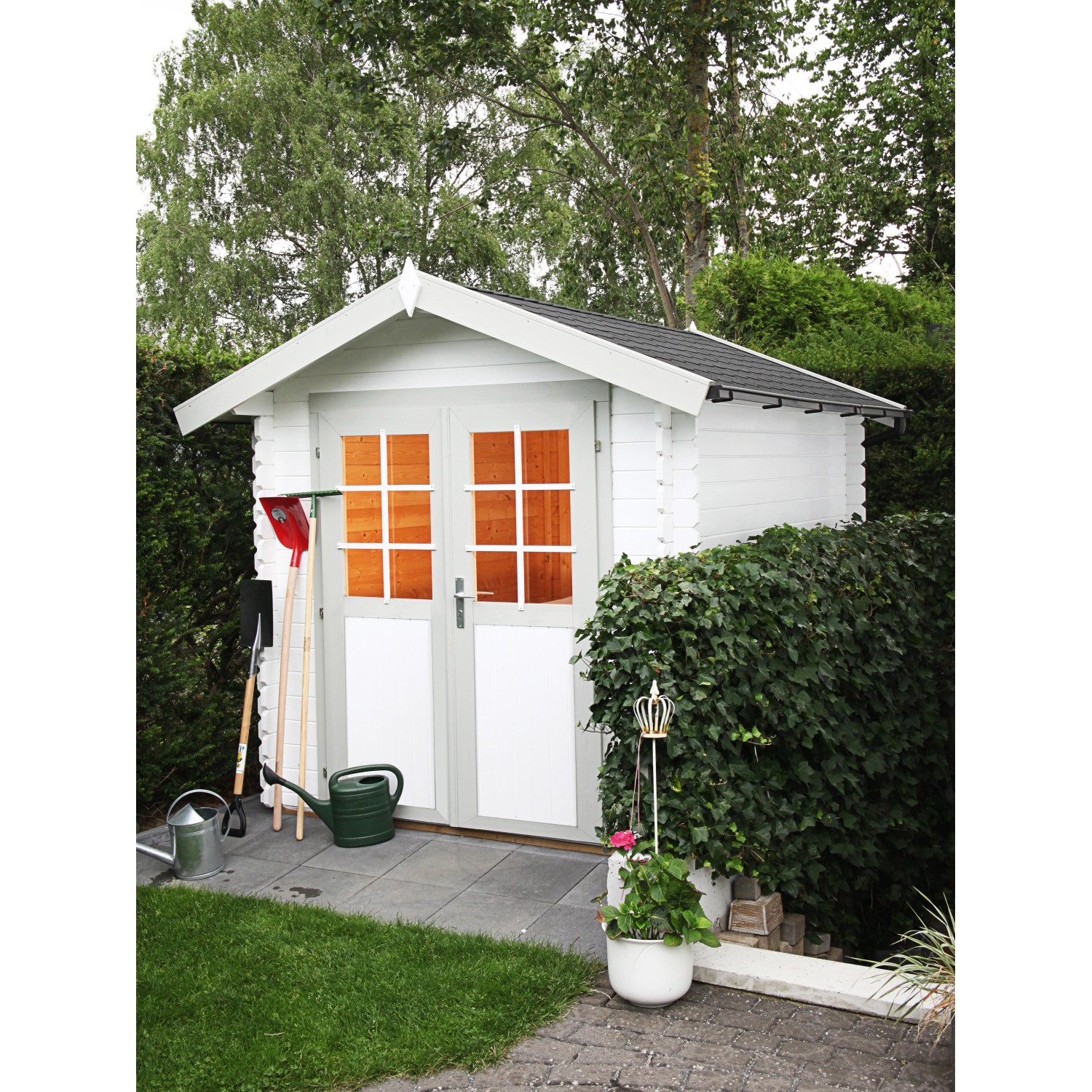 Wolff Finnhaus Holz-Gartenhaus Emma 28-B B x T: 200 cm x 260 cm