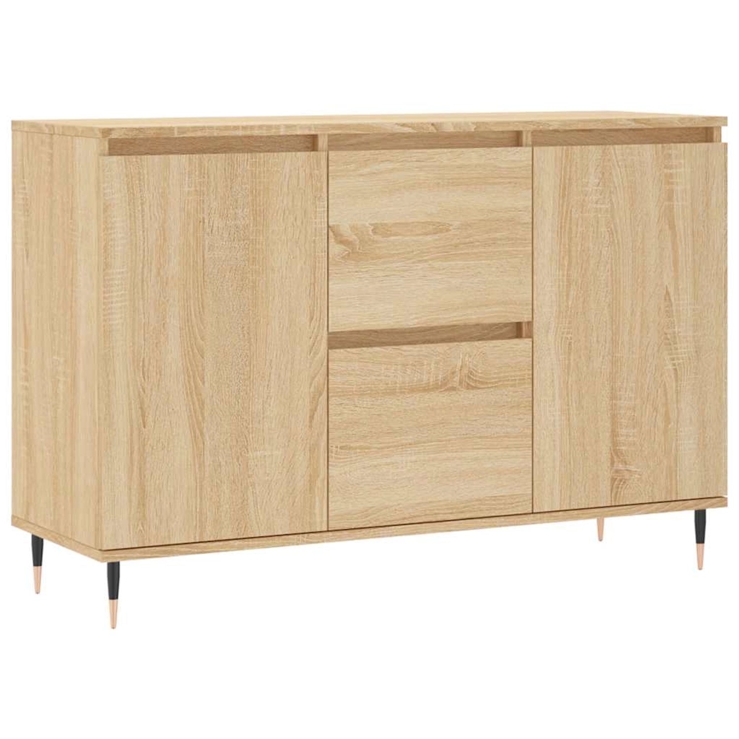 vidaXL Sideboard Sonoma-Eiche 101,5x35x70 cm Holzwerkstoff 827199 günstig online kaufen