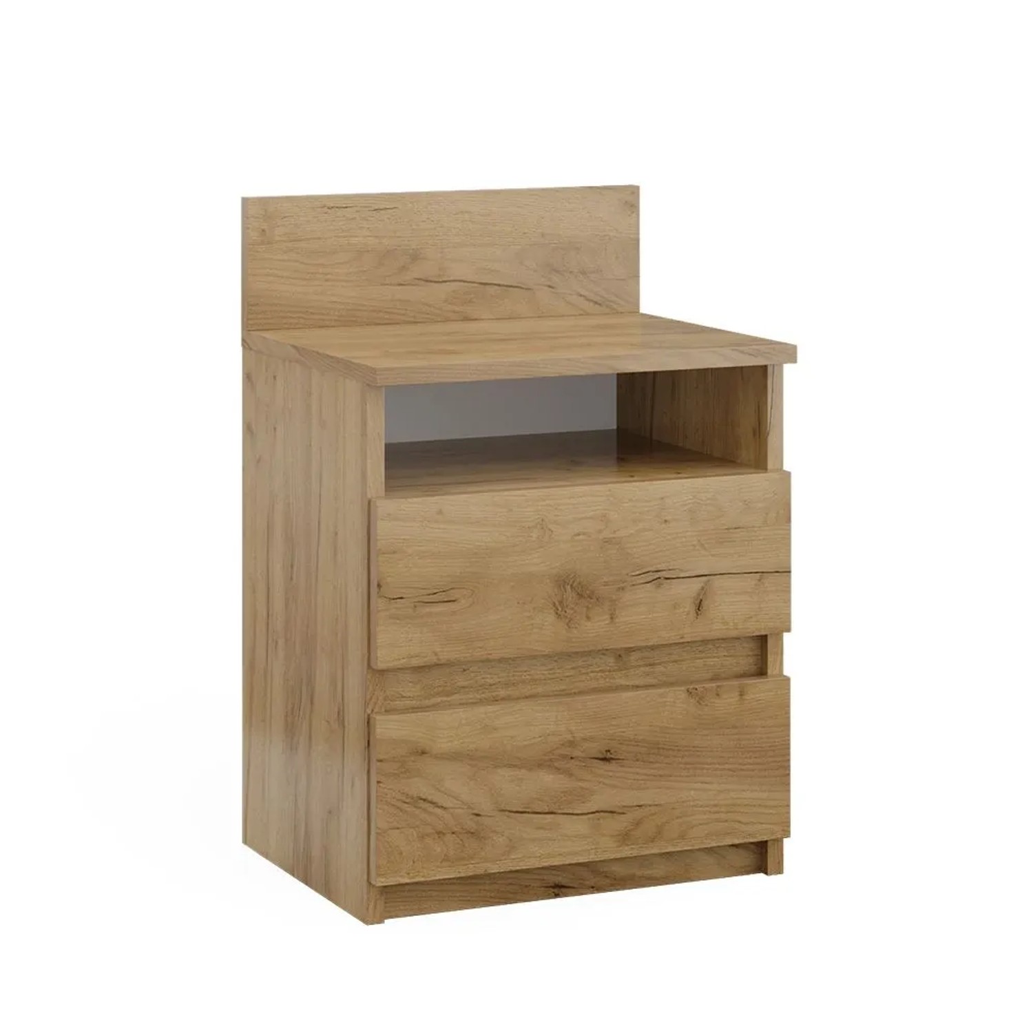 Vicco Nachttisch Monty Goldkraft Eiche 32 x 59