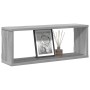 vidaXL Würfelregale 4 Stk Grau Sonoma 60x15x23 cm Holzwerkstoff 815928_4