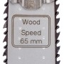 Bosch Sägeblatt NanoBlade WoodSpeed 65 für präzise Holzschnitte.
