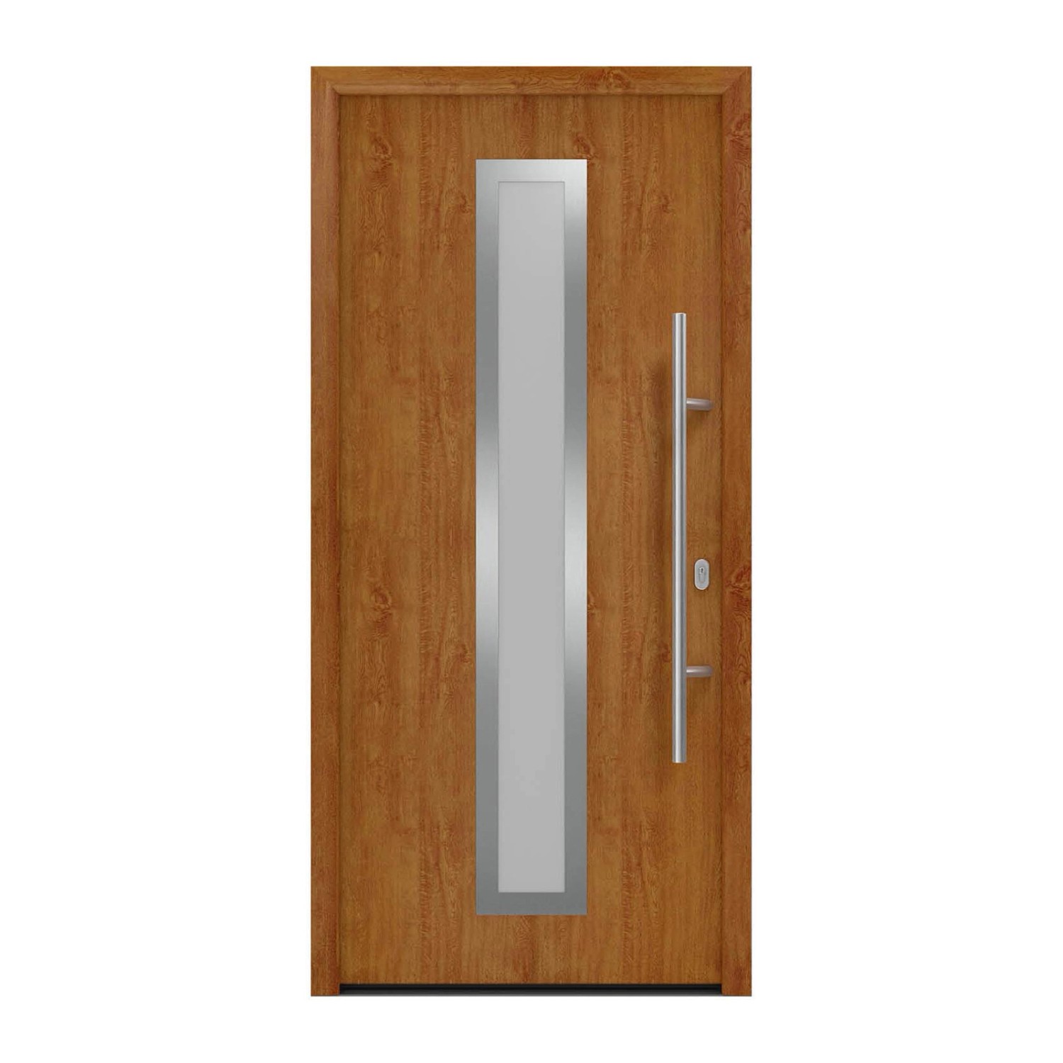 EcoStar Haustür Isopro IP 700S Golden Oak 110 cm x 210 cm DIN R günstig online kaufen