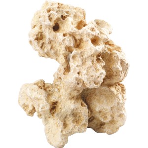 Ebi Dekor-Mondgestein, 16x14x19,5cm, naturgetreue Aquarium Dekoration aus Polyresin.