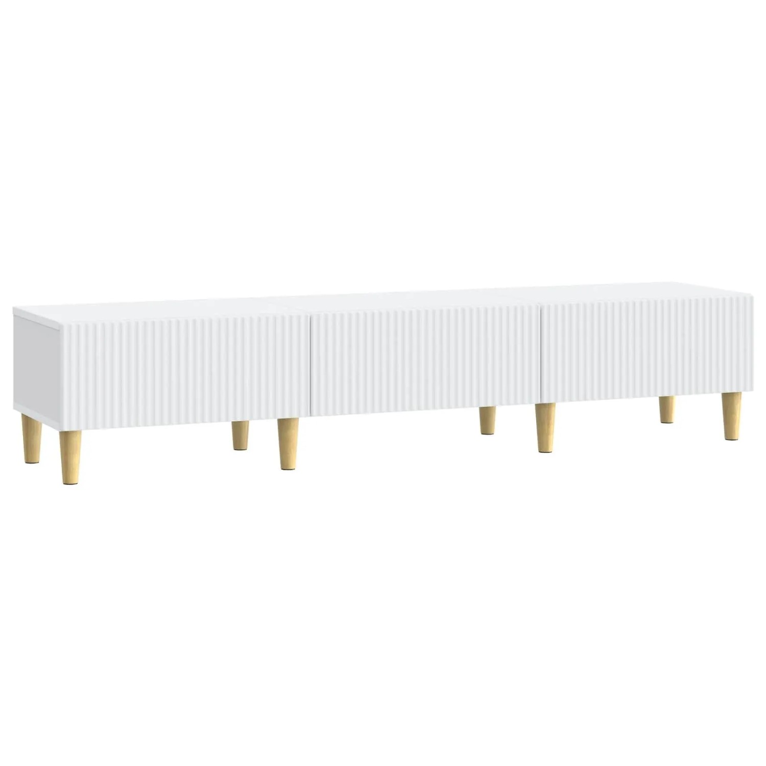 vidaXL TV-Schränk mit Schubladen Weiß 147 x 34,5 x 30 cm Holzwerkstoff 894705