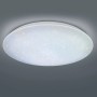 Weiße Trio LED-Deckenleuchte Nagano mit Sternenhimmel-Effekt, Durchmesser 79 cm.