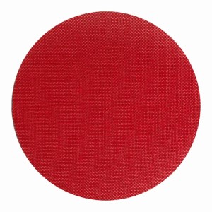 Rote Klingspor Klettscheibe CS396Y, selbstklebend, für Tellerschleifer, Ø 200 mm.