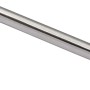 Möbelgriff 1406 aus Edelstahl, gebürstet, für Schränke und Schubladen.