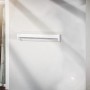 Leifheit Wandwäschetrockner Telegant 81 Protect Plus, weiß, zur Wandmontage. Platzsparender Wäscheständer.