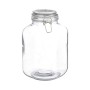 Relaxdays Einmachglas 3 l Glas Eisen Luftdicht 24 cm x 15 cm 1,1 kg