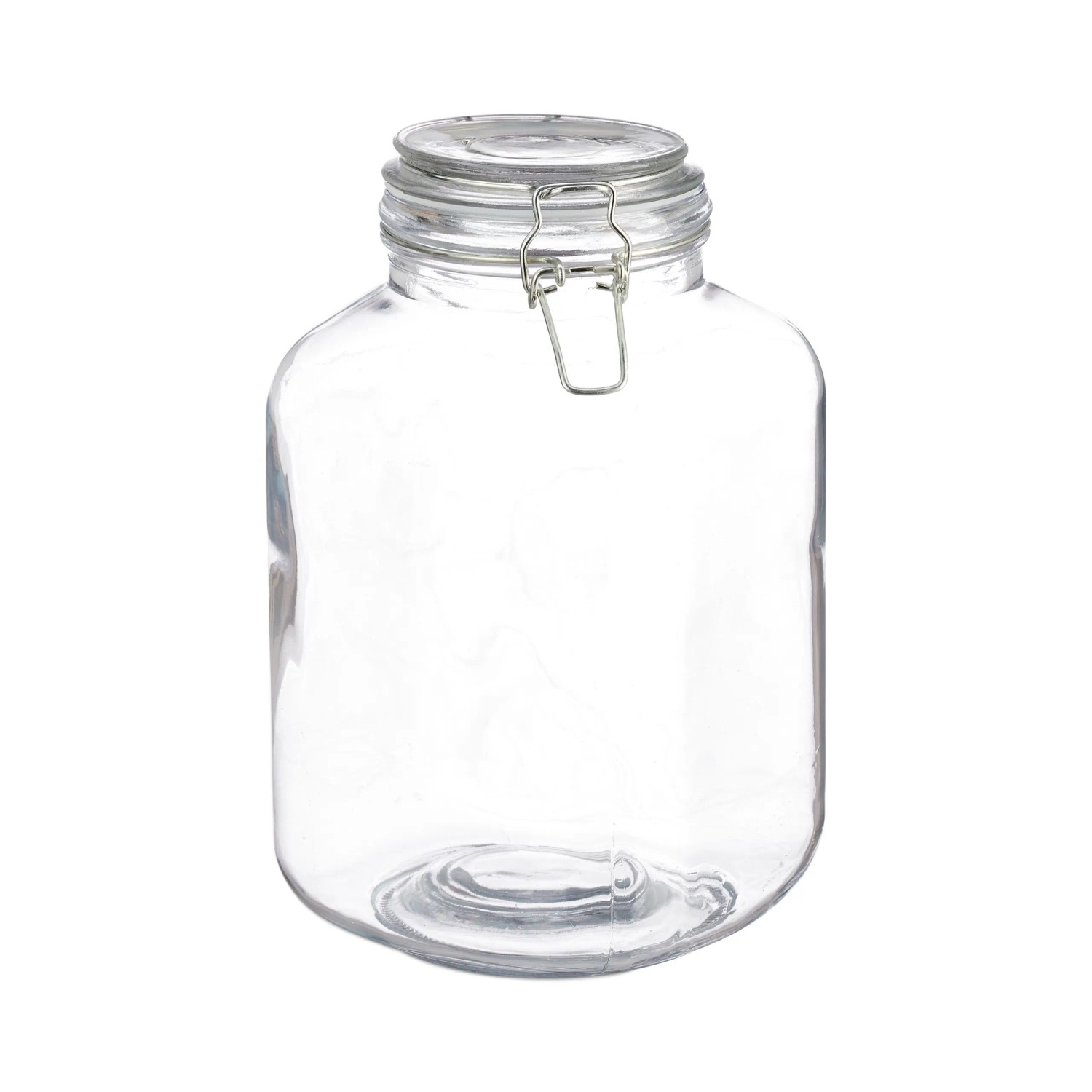 Relaxdays Einmachglas 3, Glas Eisen Luftdicht 24 cm x 15 cm 1,1 kg