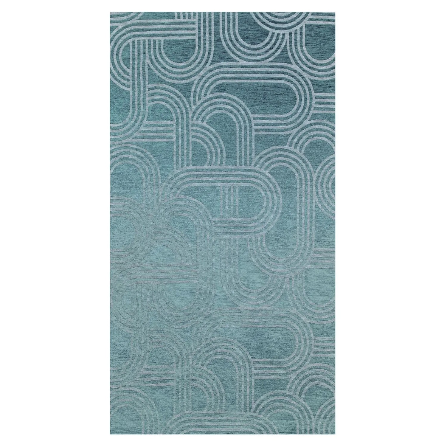 Lola&Moi Teppich Blue Glow Blau 80x150cm