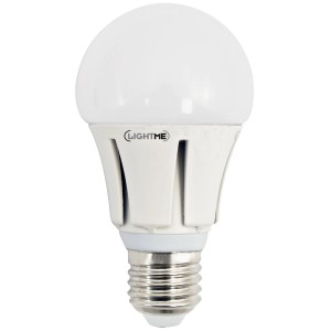 E27 LED-Leuchtmittel in Glühlampenform, 8W, 810 Lumen, 10,7x6cm (H x Ø).
