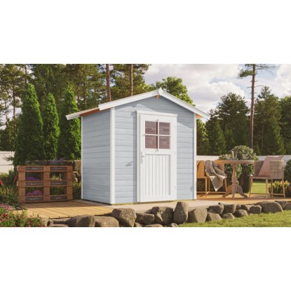 OBI Outdoor Living Holz-Gartenhaus Monza Satteldach Lasiert 205 cm x 174 cm