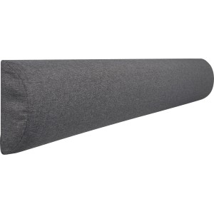 Wandkissen Bolster, 120 cm, dunkelgrau strukturiert. Dekoratives Wandpaneel.