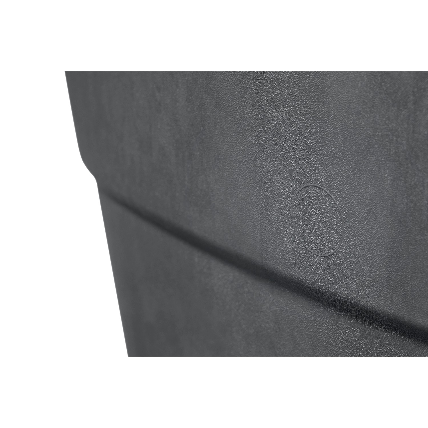 Garantia Regentonne 300 l Eckig Graphite Grey inkl. Deckel und