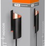 Ledvance Smart+ WiFi Tischleuchte Decor Twist Schwarz, elegante smarte Tischlampe.
