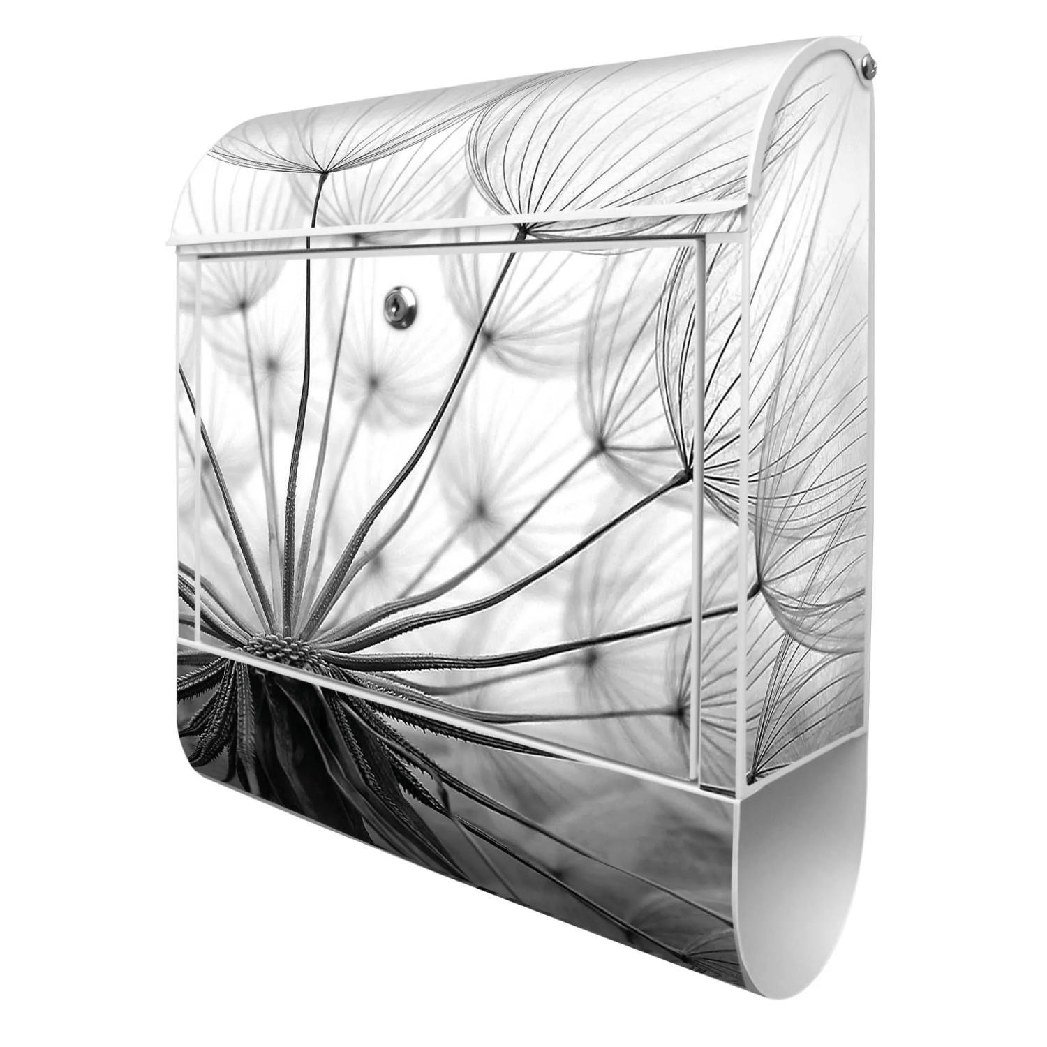 Banjado Design Briefkasten Weiß Pulverbeschichtet 39x47x14cm 2 Schlüssel Mi günstig online kaufen