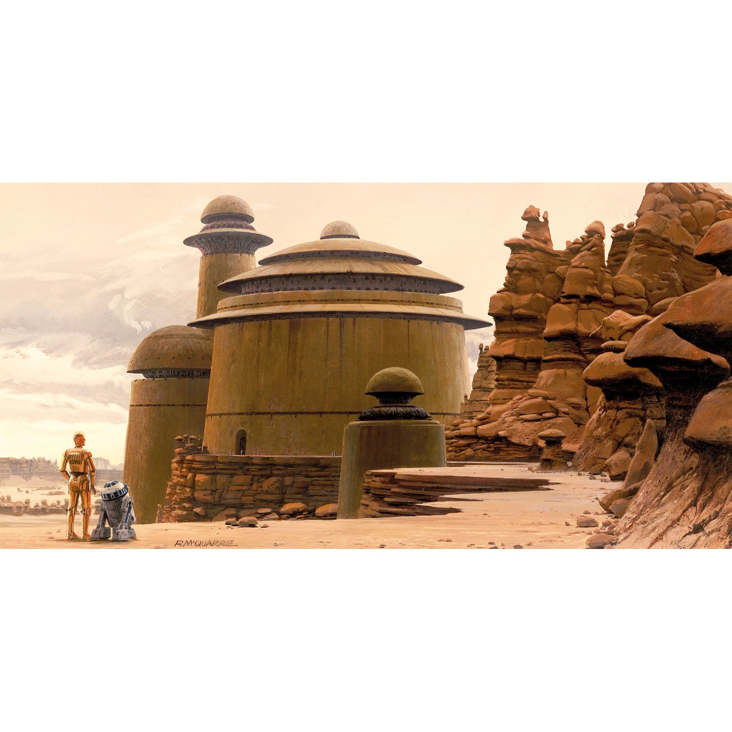 Komar Fototapete Vlies Star Wars Classic RMQ Jabbas Palace  500 x 250 cm