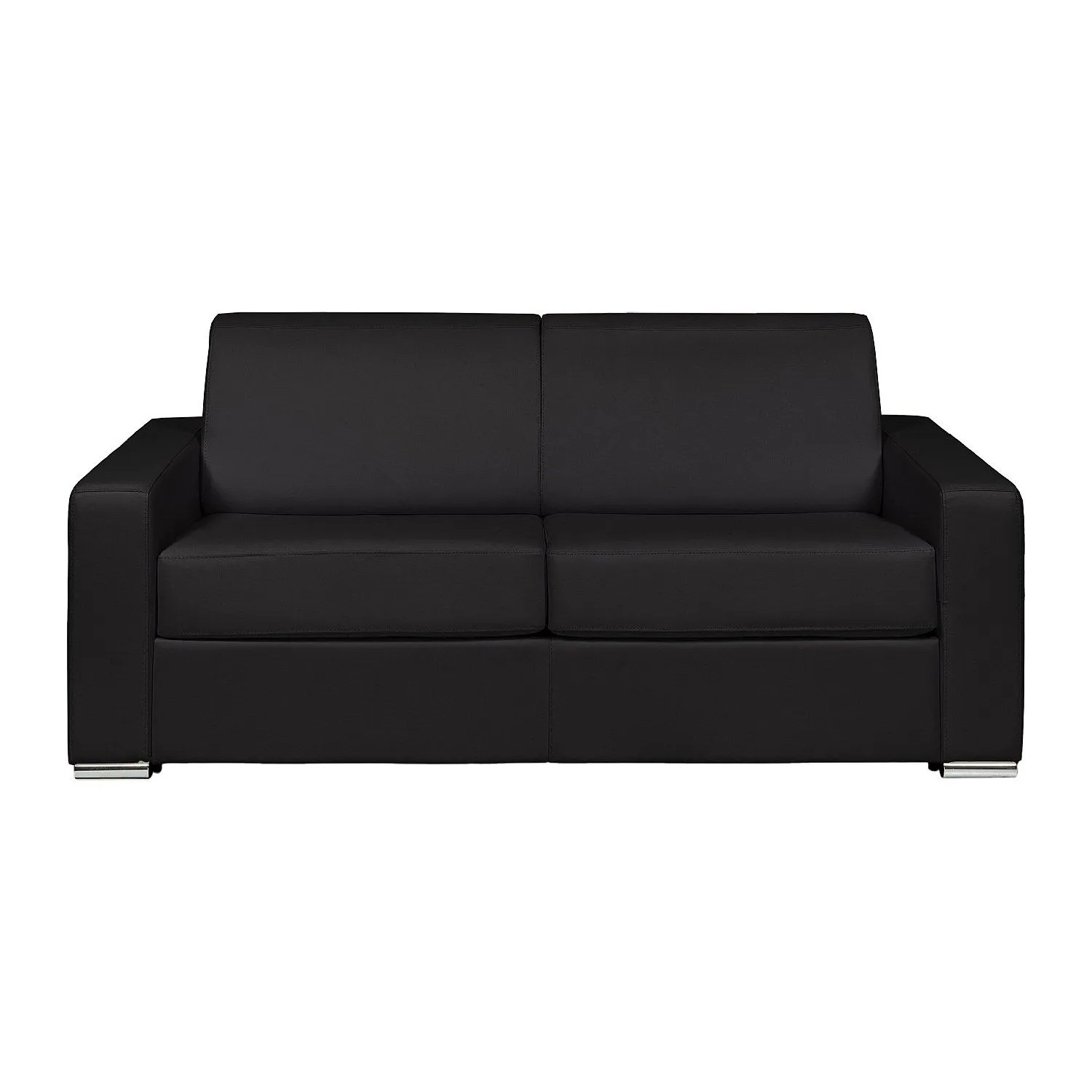 Vente-unique Schlafsofa Calito Schwarz 194 cm