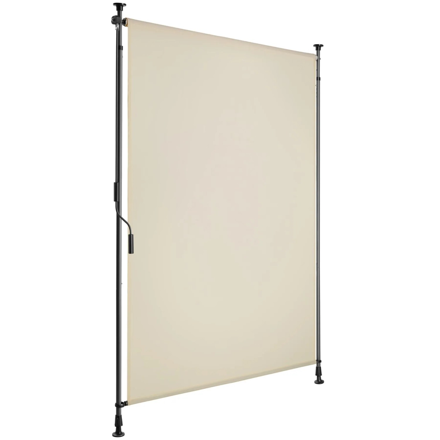 Tectake Klemmmarkise Taija Verschiedene Größen Uv Beständig und Wasserabweisend 100 x 310 cm 7 x 108 x 310 cm Beige