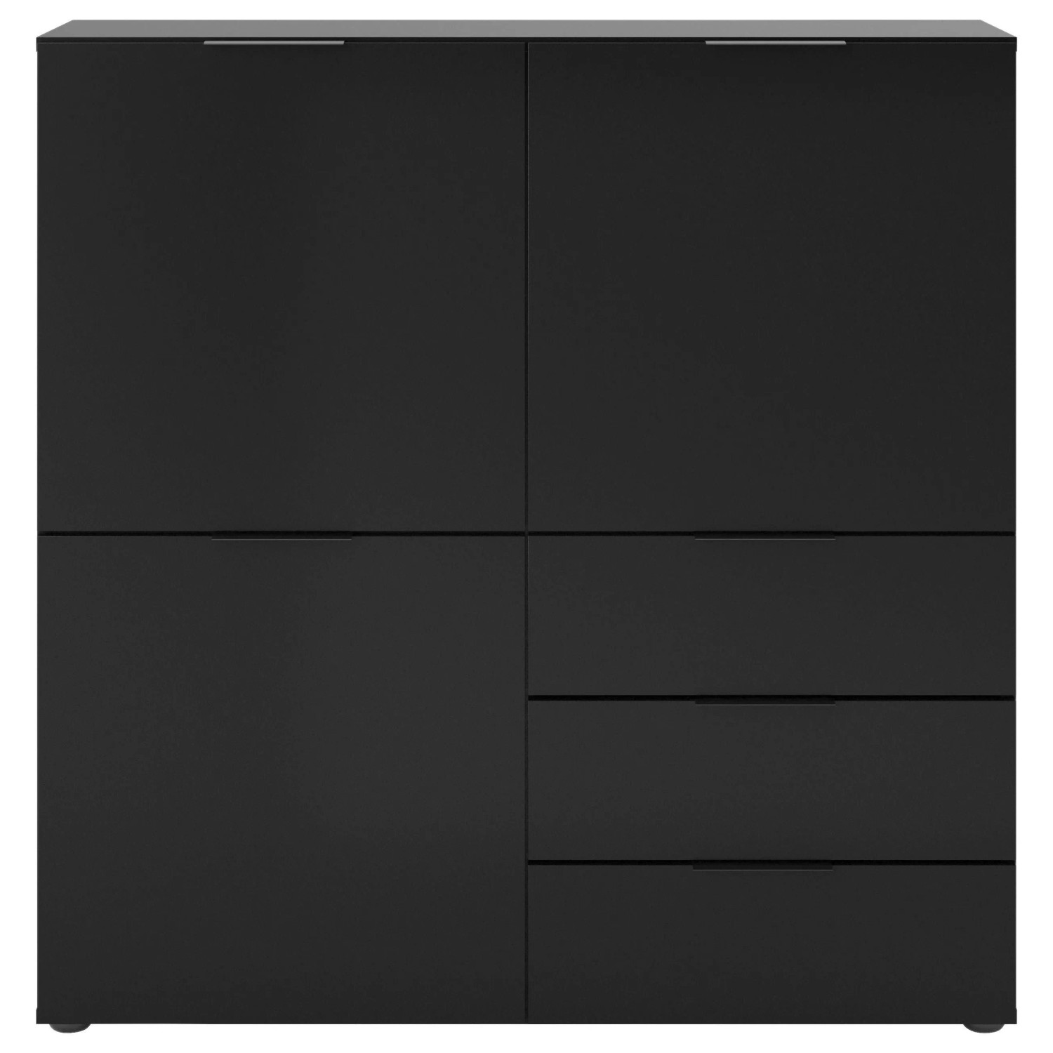 Mömax Highboard in Schwarz
