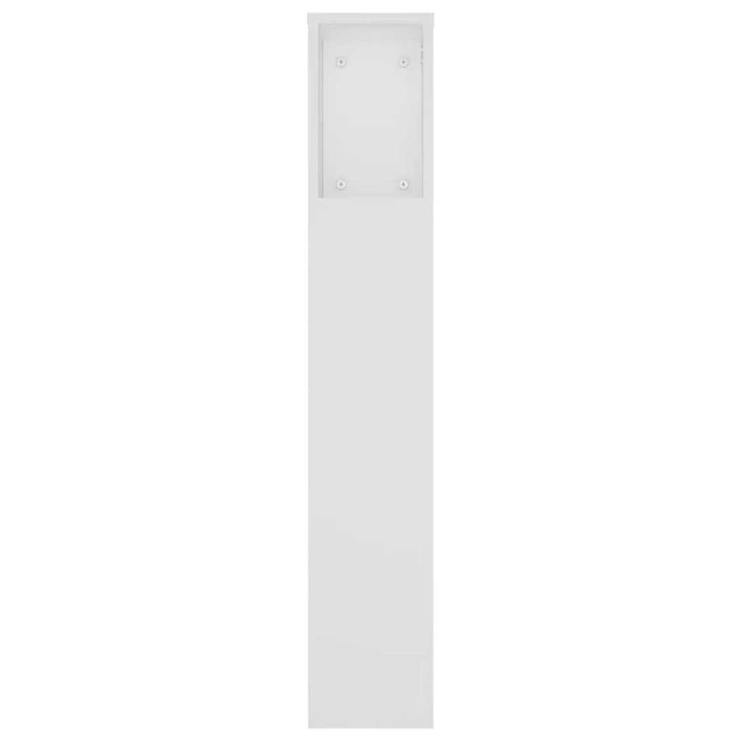 vidaXL Kopfteil mit Ablagen Weiß 180x18,5x104,5 cm 811943_5