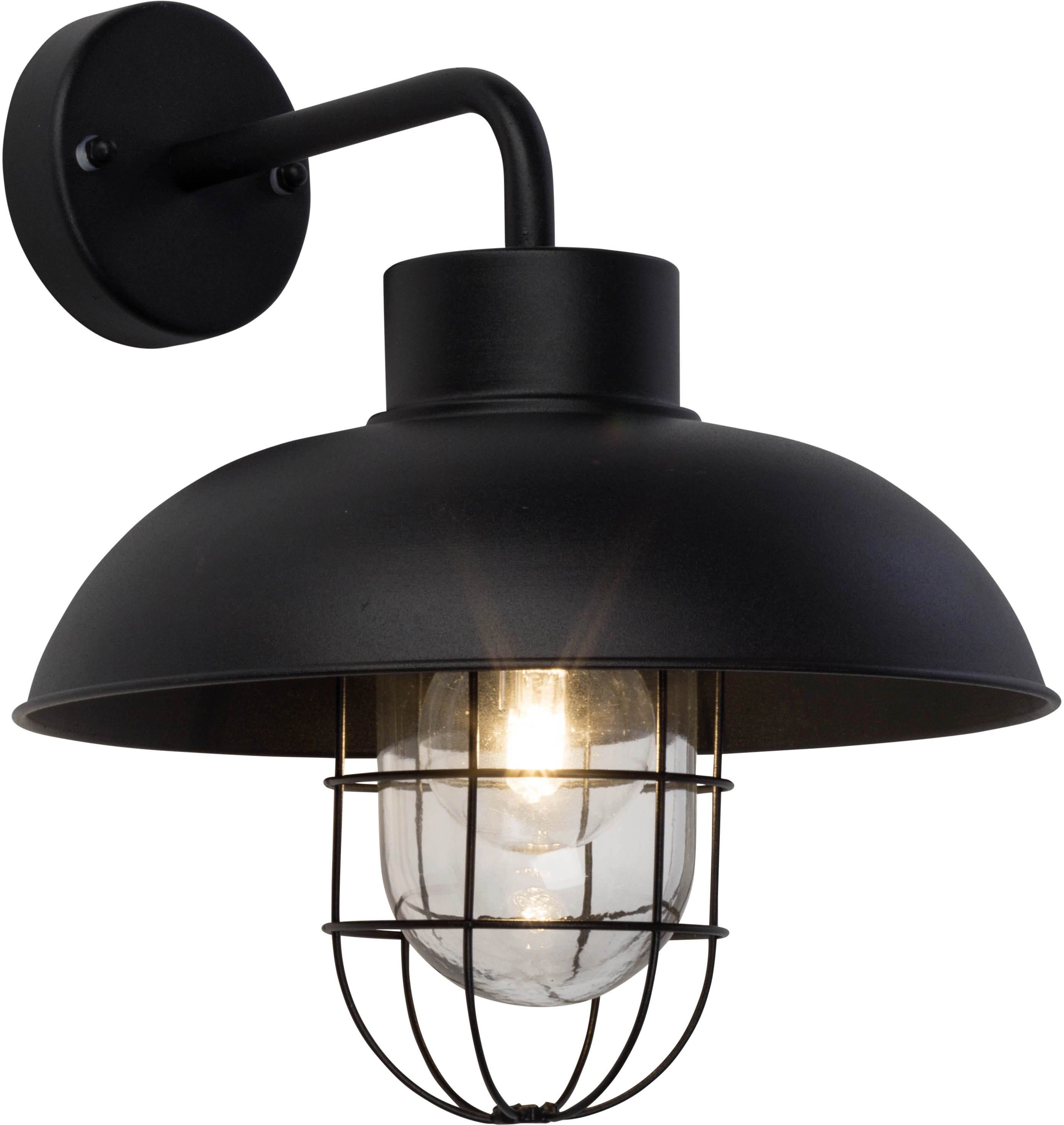 Brilliant Außen-Wandlampe Portland Schwarz kaufen bei OBI