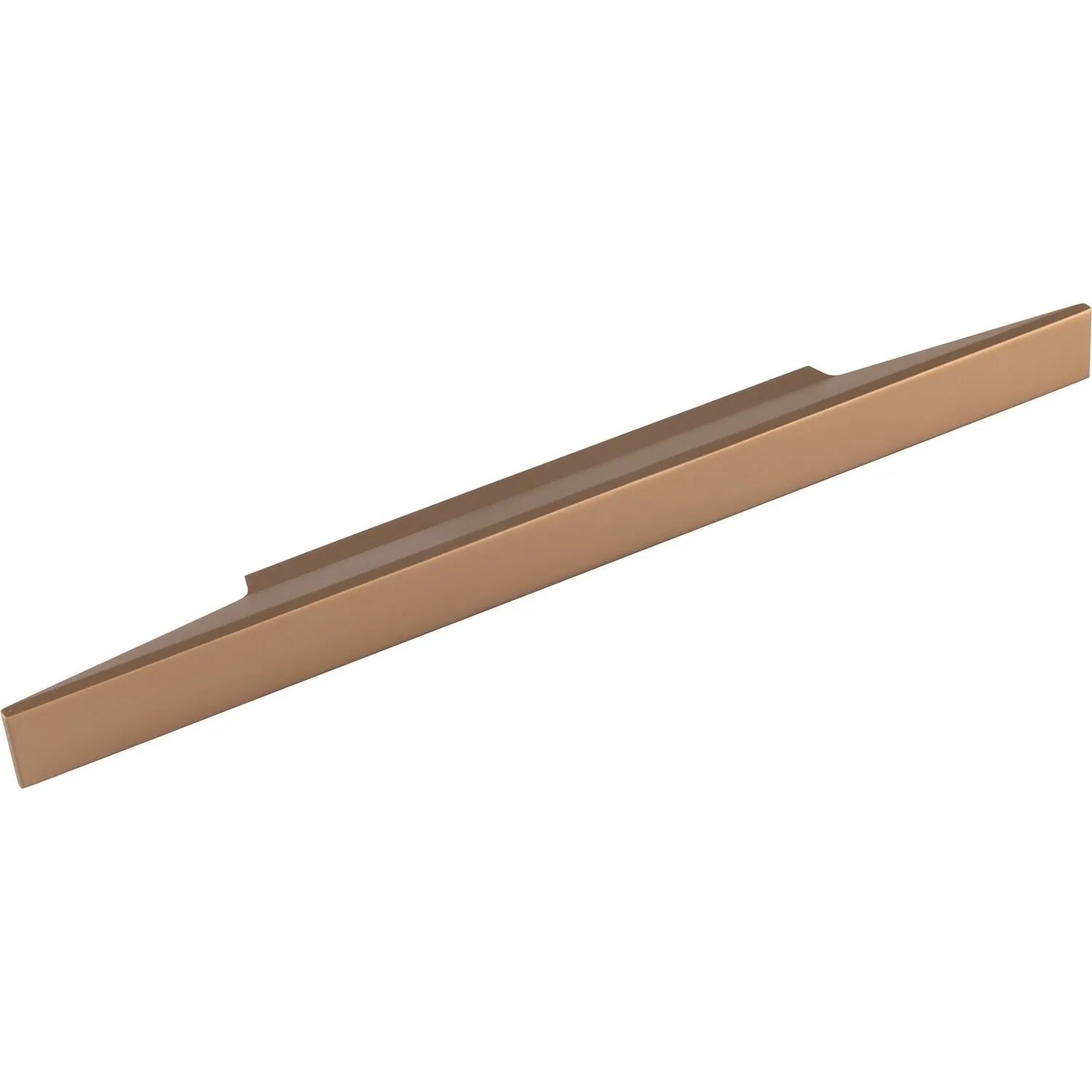 Furnipart Möbelgriff Facet La 96 mm Breite 220 mm Aluminium Messing Matt