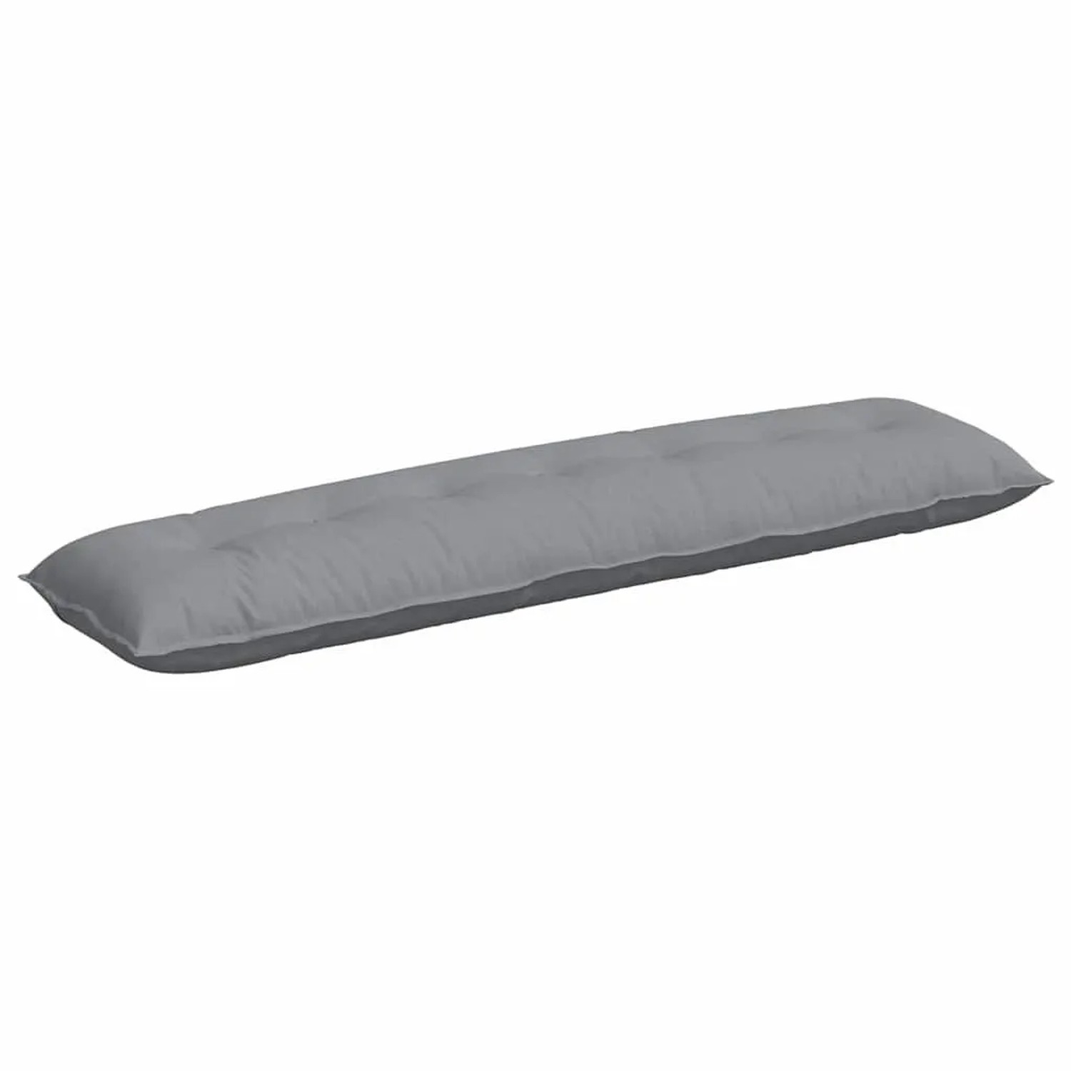 vidaXL Rückenkissen Hellgrau 200 x 19 x 50 cm Stoff 42014959