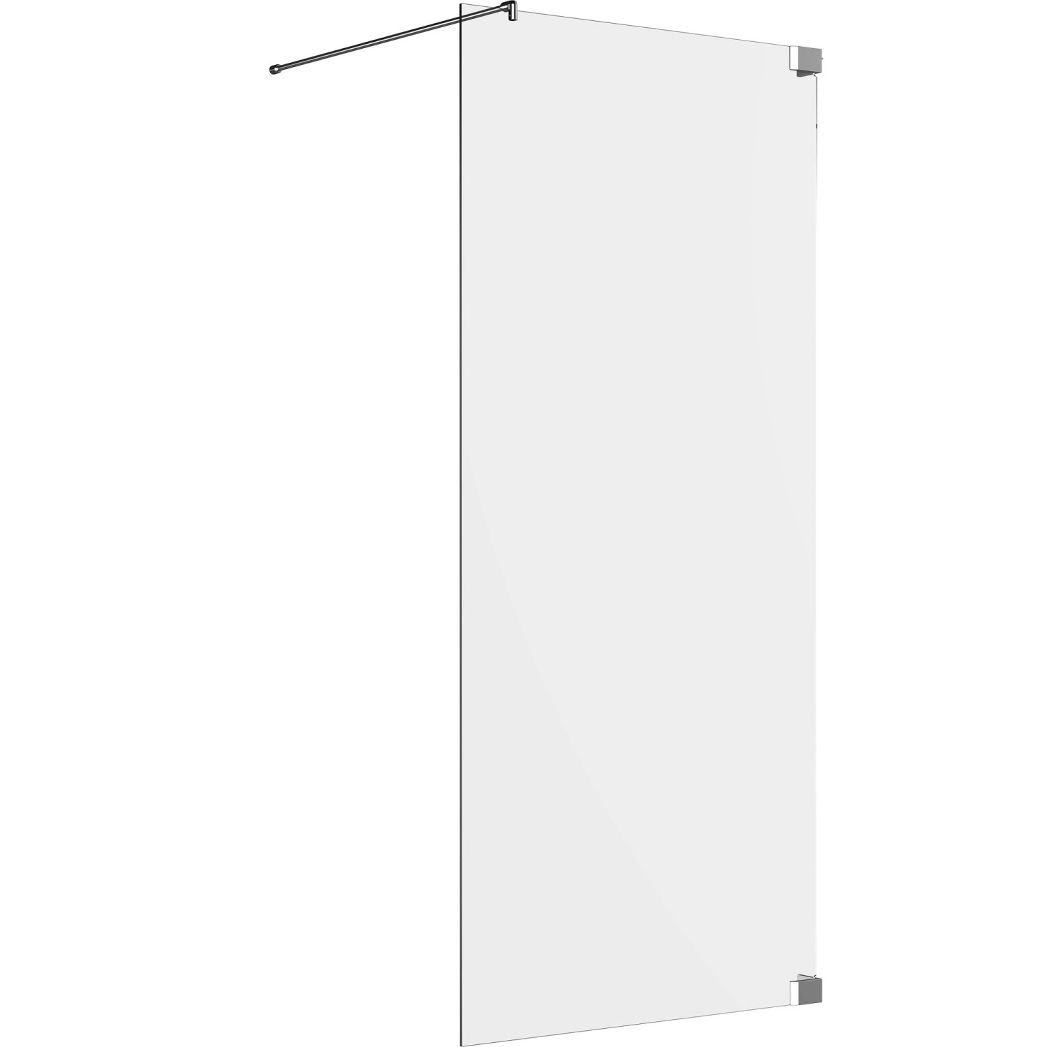 Duschabtrennung Brava Walk-In Chromglänzend 120 cm x 200 cm Anschlag R günstig online kaufen