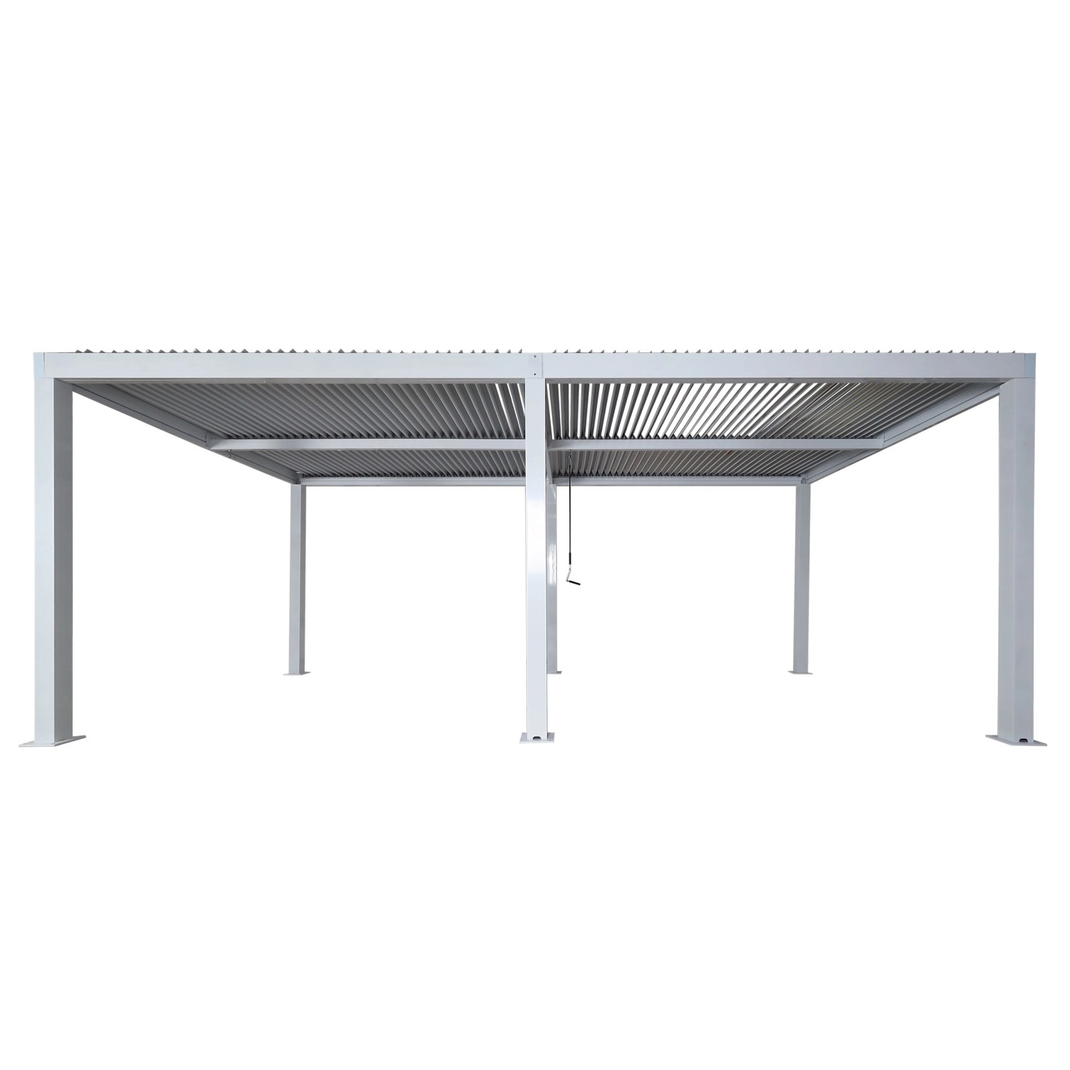 MCW Pergola L46 Weiß 11cm-Alu-Gestell 3x6m günstig online kaufen