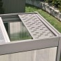 Biohort Belüftung Automatisch für Florentina Gewächshaus, silber-schwarz, Detailansicht.