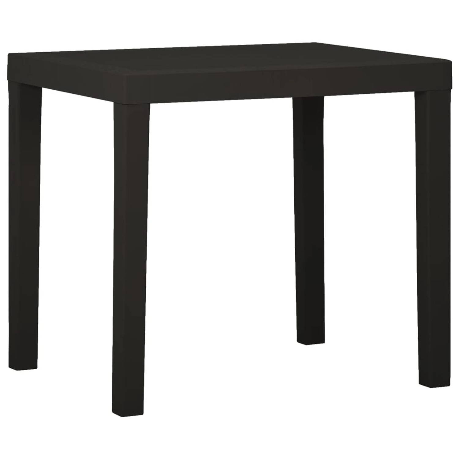 vidaXL Gartentisch Anthrazit 79x65x72 cm Kunststoff 315845 günstig online kaufen